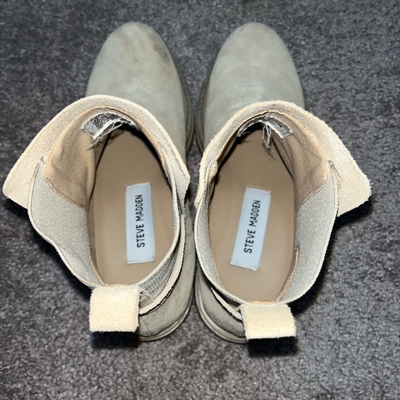 moira sand suede booties